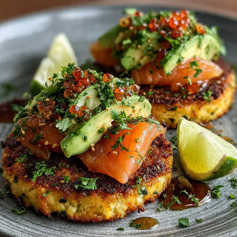 The Ultimate Smoked Salmon Avocado Rice Cakes (5-Minute High Protein Snack!)