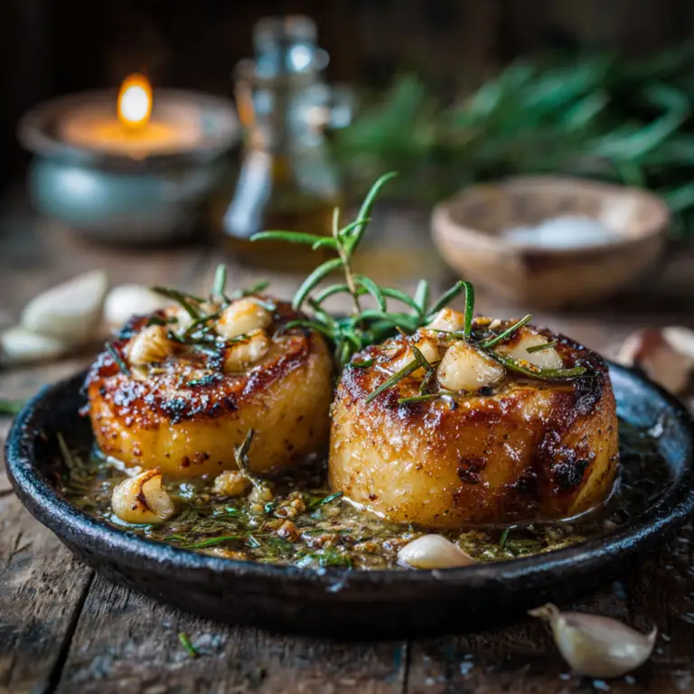 The Ultimate Fondant Potatoes (Elegant Christmas Dinner Side!)