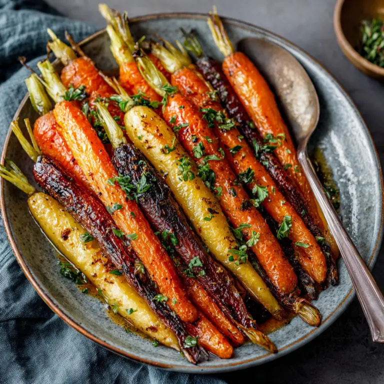 The Ultimate Easy Roasted Carrots (Perfect Christmas Dinner Side!)