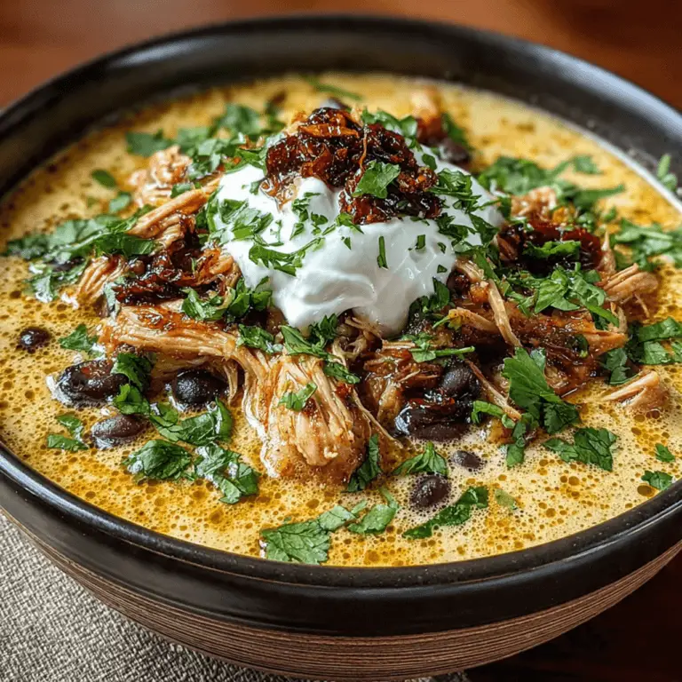 The Ultimate Creamy Chicken Poblano Soup (High-Protein & Easy!)