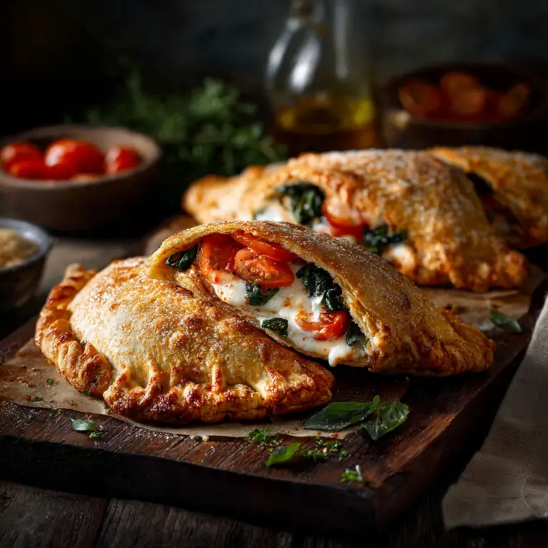 The Ultimate 20-Minute Caprese Calzones (Easy Lunch Idea!)