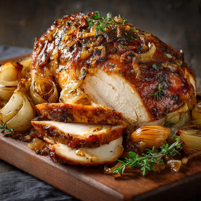 The Ultimate French Onion Turkey (Perfect for Christmas Dinner!)