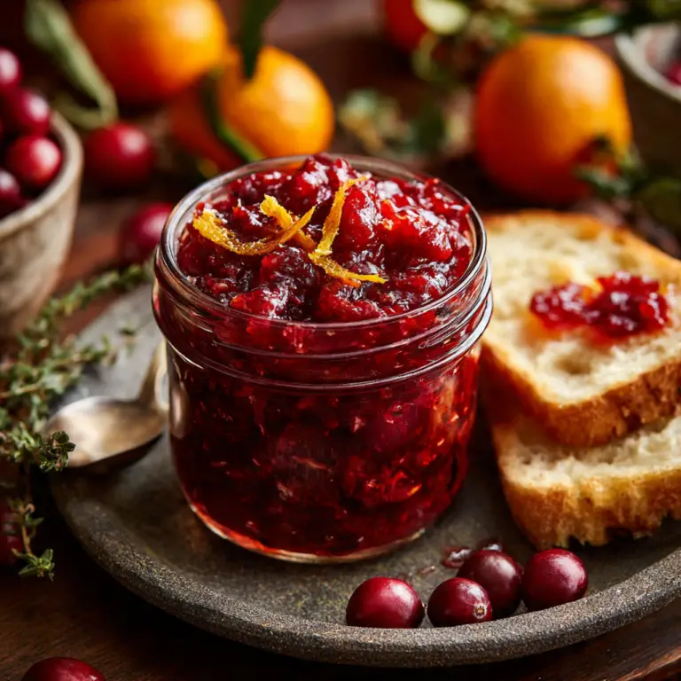 The Ultimate Cranberry Orange Jam (Perfect Christmas Gift Recipes!)