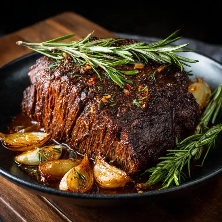 The Ultimate Instant Pot Garlic Rosemary Pot Roast (Christmas Dinner!)