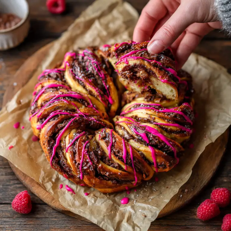 The Ultimate Pull-Apart Nutella Heart (Easy Valentine’s Treat!)