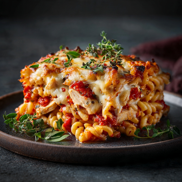 The Ultimate Chicken Parmesan Casserole (Perfect Christmas Dinner!)