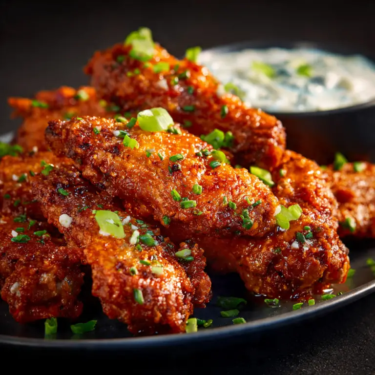 The Ultimate Baked Buffalo Wings (So Crispy & Juicy!)