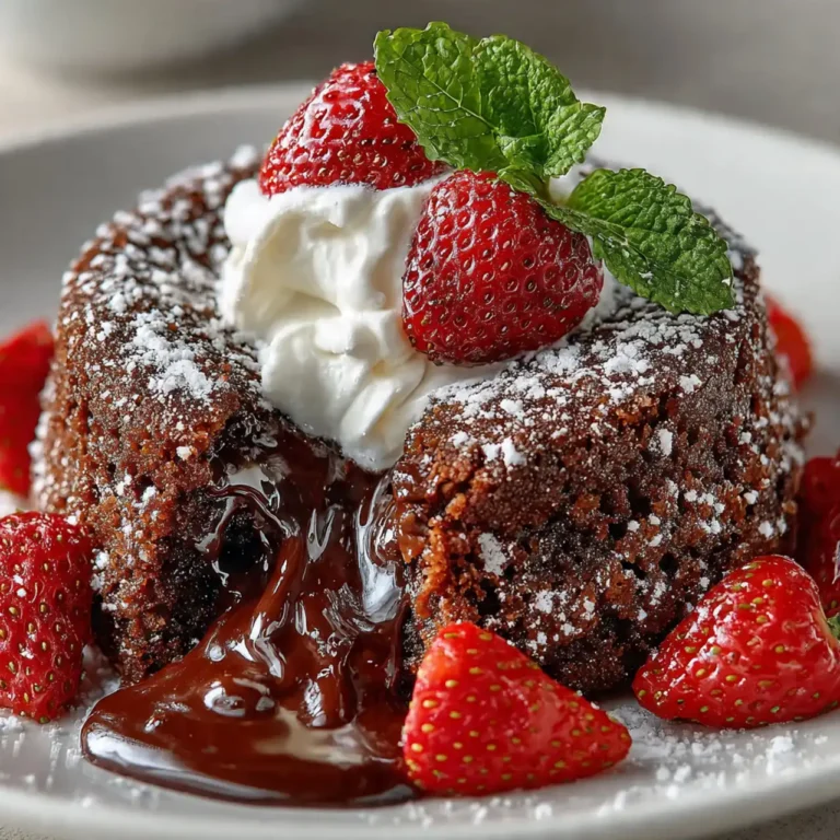 A Decadent Valentine’s Finale: The Big-Batch Molten Lava Cake