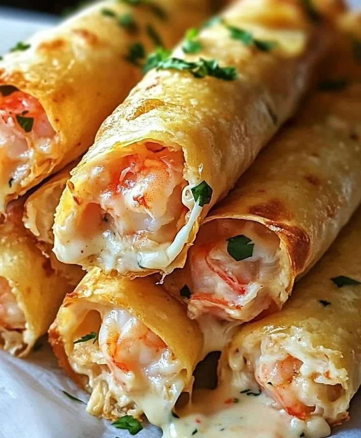 Delicious bowl of Crab Shrimp Queso topped with fresh herbs and served with tortilla chips