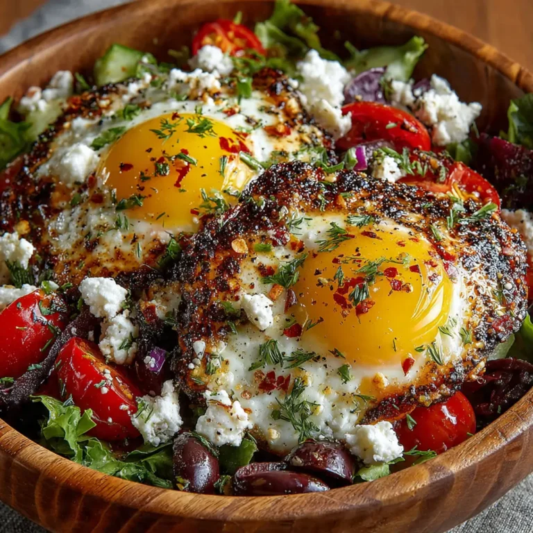 High-Protein Greek Cottage Cheese Bowl with Jammy Eggs