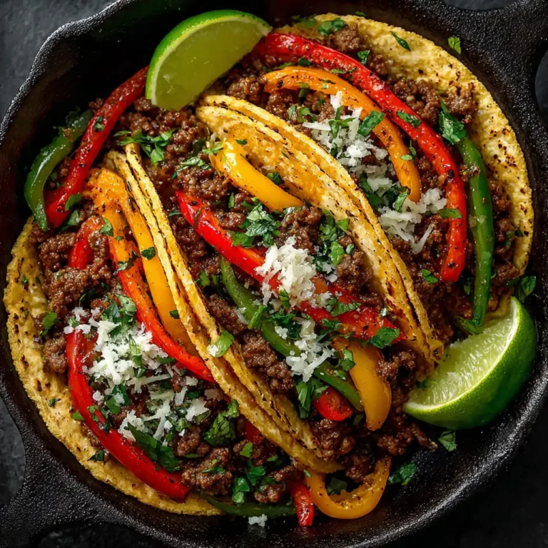 15-Minute Ground Beef Fajitas (An Easy Weeknight Recipe!)