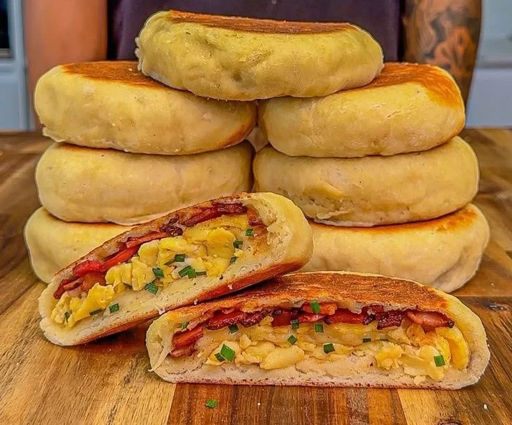 High Protein Breakfast Hot Pockets filled with nutritious ingredients