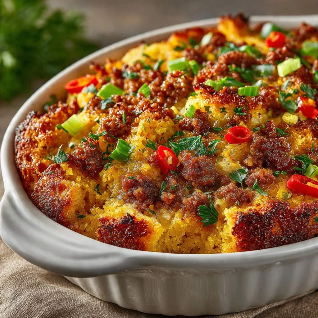 Low Carb Philly Cheesesteak Casserole topped with melted cheese and fresh vegetables