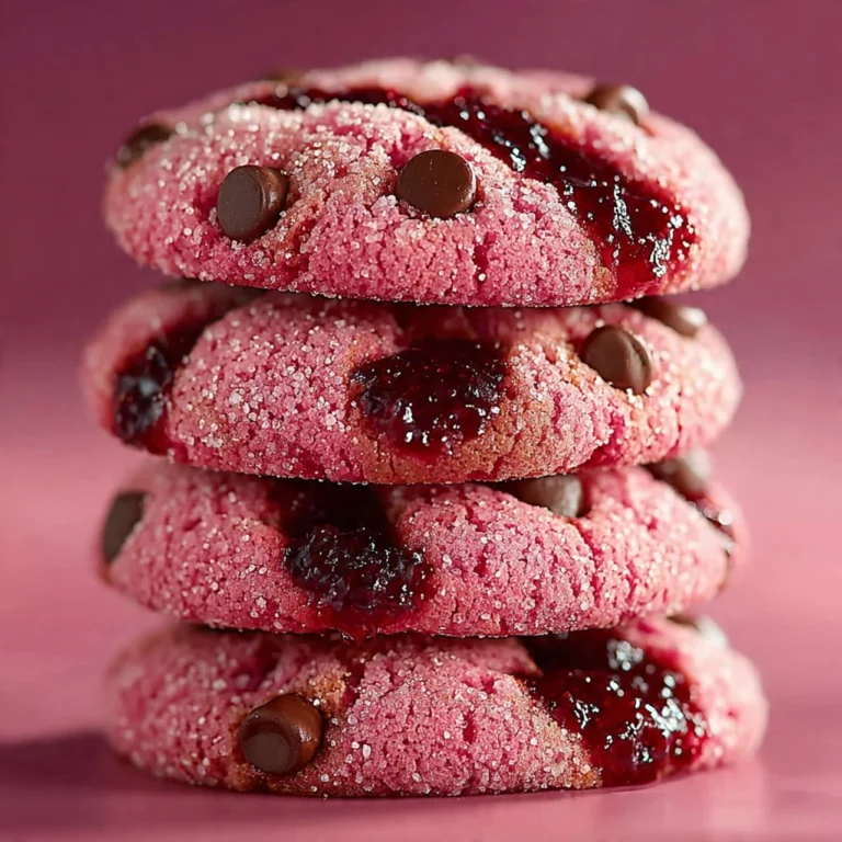 Delicious maraschino cherry chocolate chip cookies on a baking tray