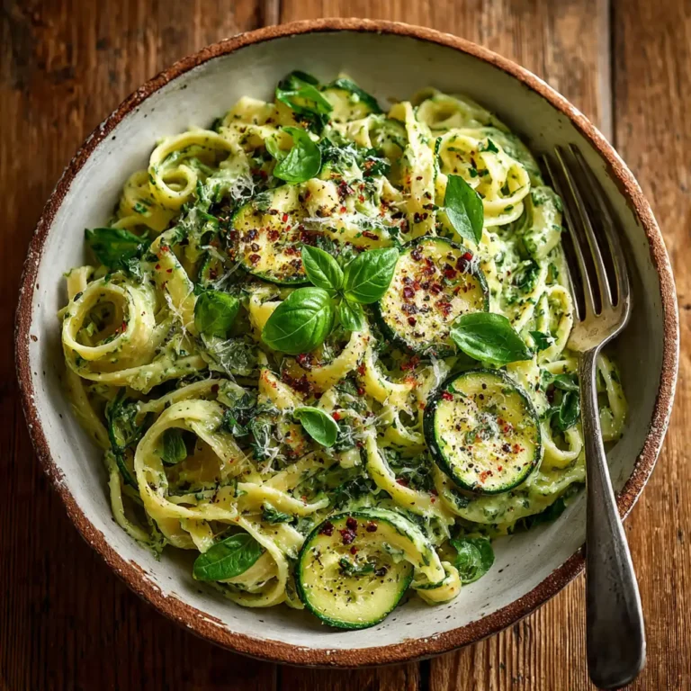 10-Minute Creamy Zucchini Pasta (A Perfect Lunch Idea!)