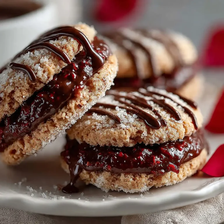 A Perfect Match: Cranberry Nutella Sandwich Cookies for Valentine’s