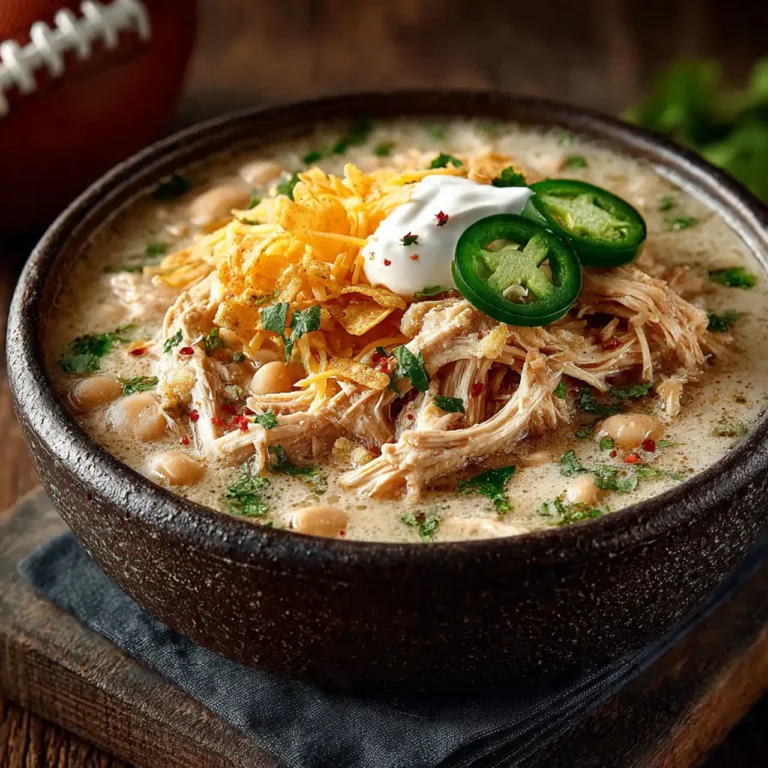 Crowd-Pleasing White Chicken Chili for Game Day
