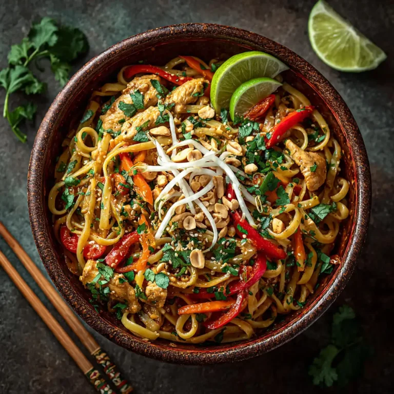 Homemade Chicken Pad Thai (Cozy 35-Minute Recipe!)