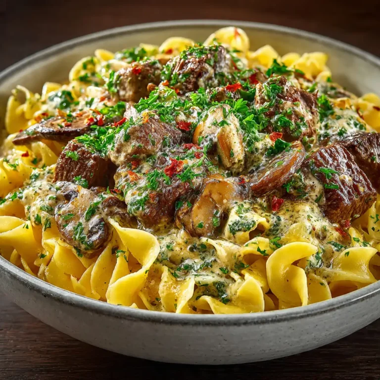 Creamy Crock Pot Beef Stroganoff (An Easy Beef Stew Twist)