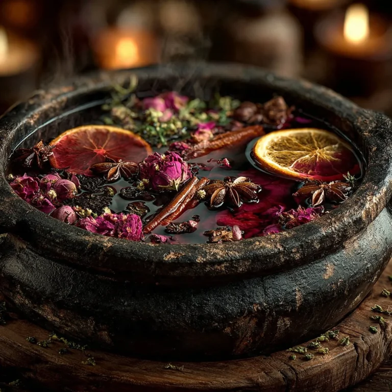 Rose simmer pot potpourri for a calming home fragrance.
