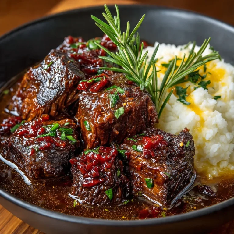 Delicious Slow Cooker Beef Manhattan dish served with bread for comfort food