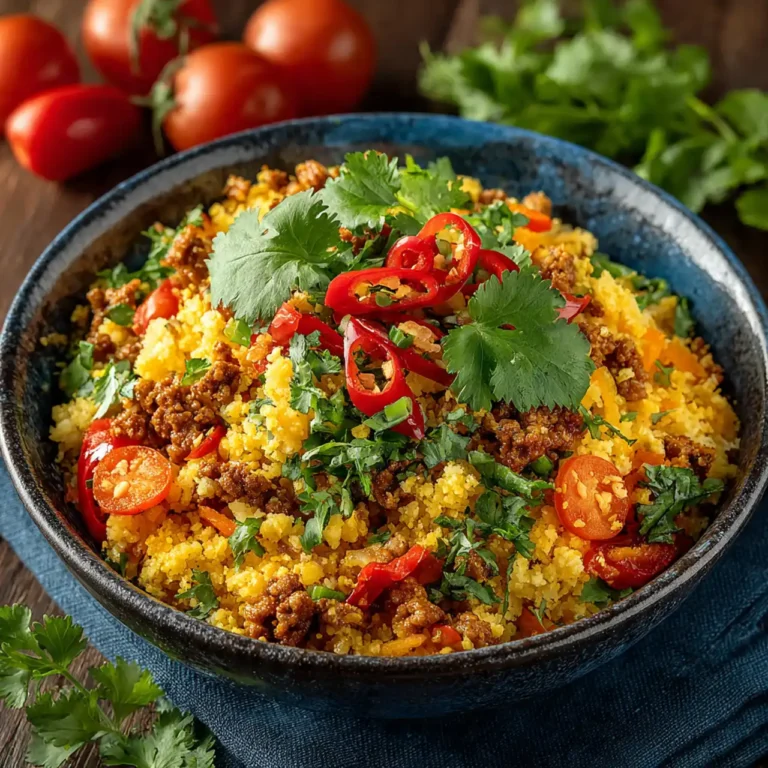 The Ultimate Spicy Cauliflower Rice with Ground Turkey (Best Lunch Ideas!)