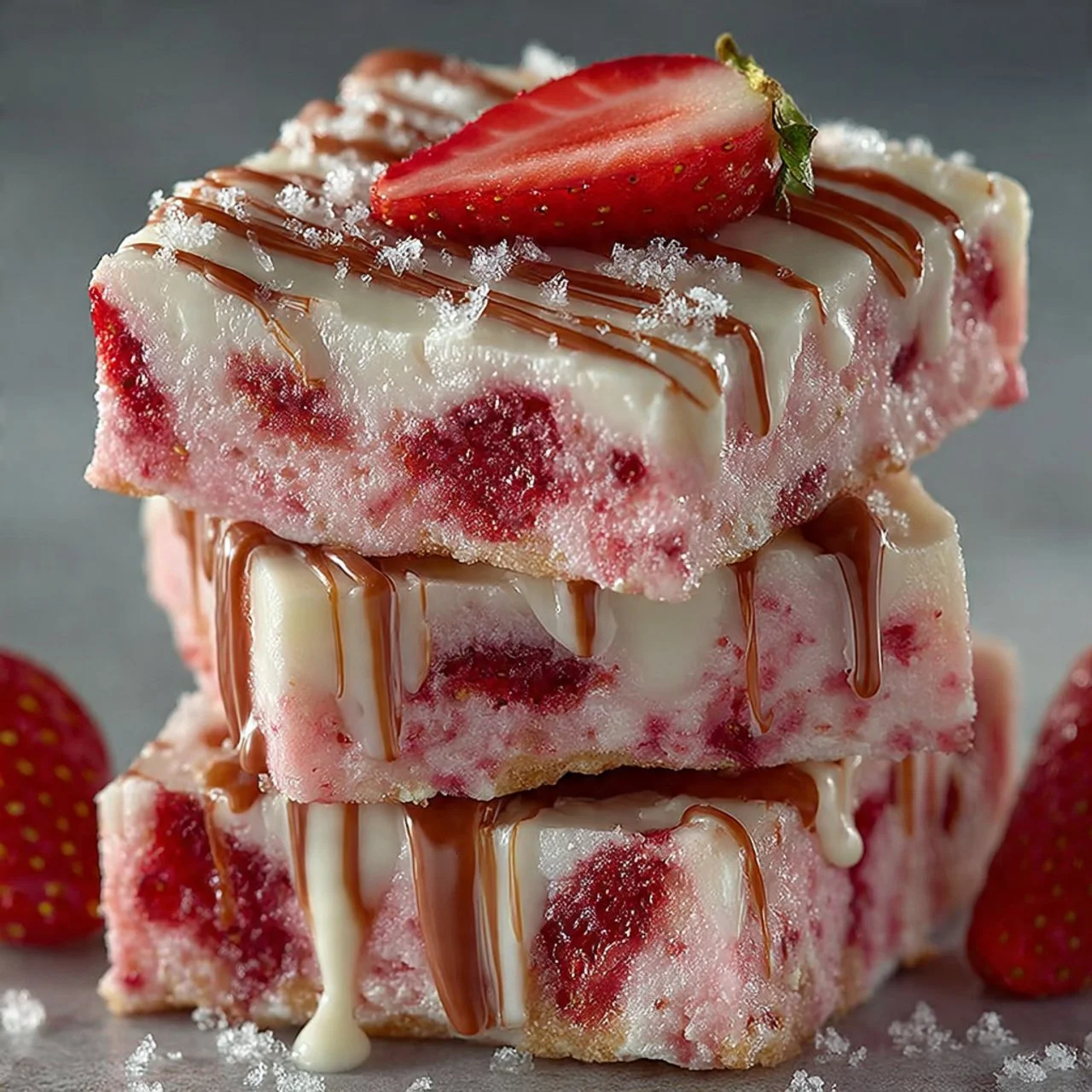 Strawberry High Protein Yogurt Bites for a healthy snack