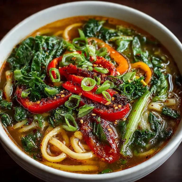 A Cozy 20-Minute Wonder: Spiced Tomato & Butter Udon Soup