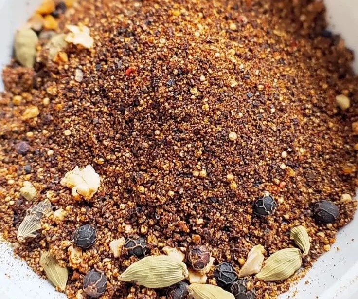 Corned beef seasoning spice packet for flavorful dishes.