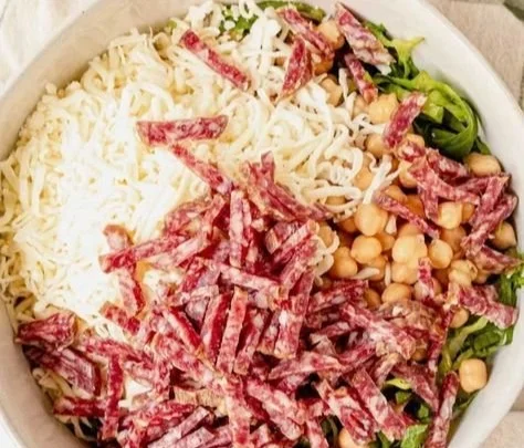 La Scala Chopped Salad featuring fresh vegetables and toppings