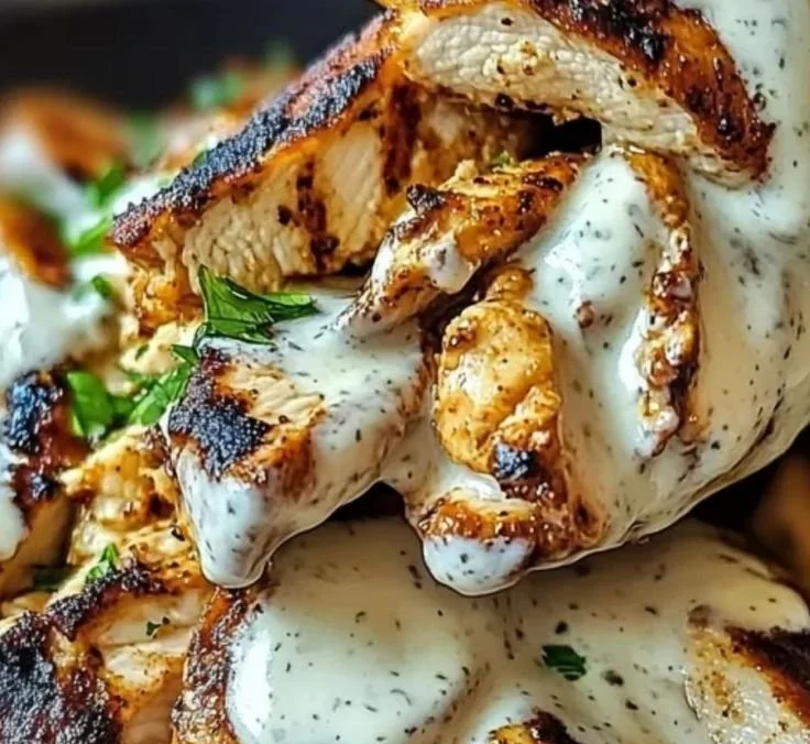 Delicious Chicken Shawarma served with creamy garlic sauce on a plate