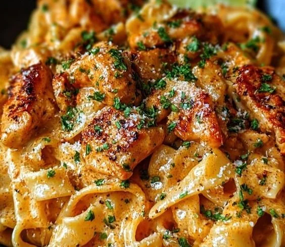 Cowboy Butter Chicken Pasta - creamy and flavorful recipe