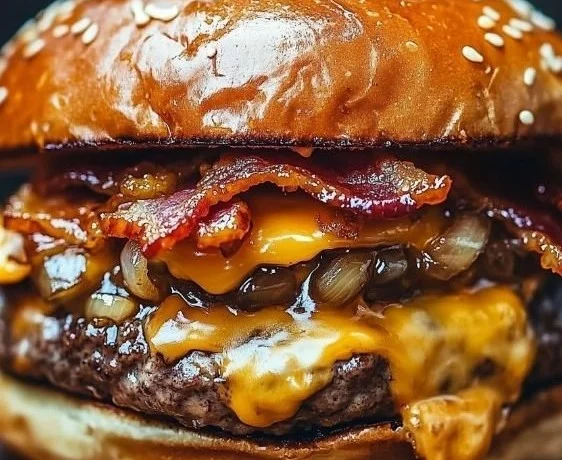 Delicious Crack Burger with juicy patty and fresh toppings