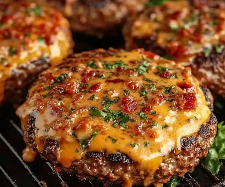 Delicious Crack Burgers stacked ready to serve, showcasing the ultimate burger recipe.