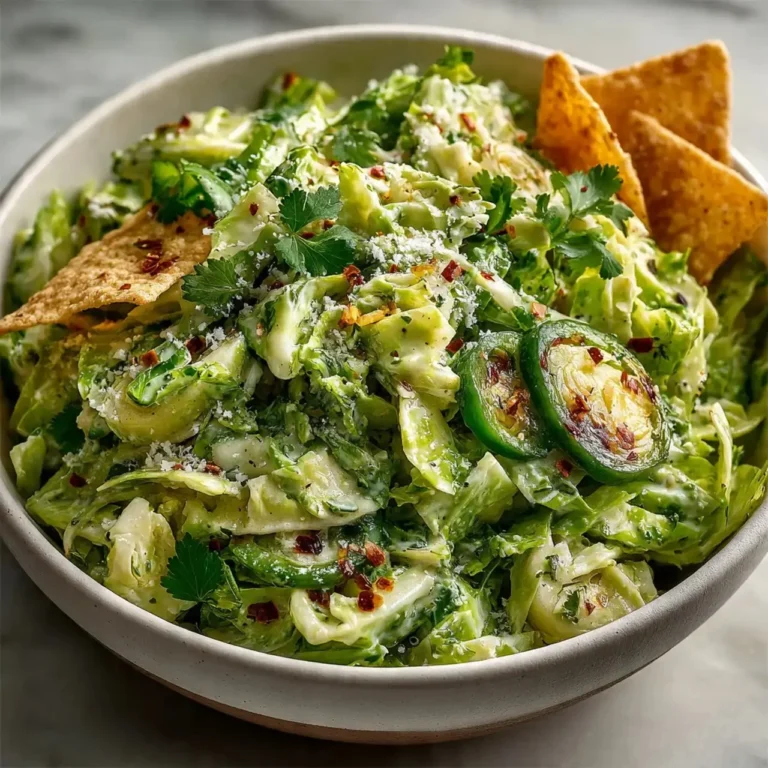Fresh Green Goddess Salad with vibrant greens and rich dressing