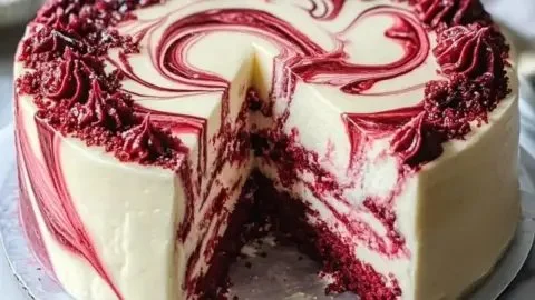 Delicious Red Velvet Cheesecake Swirl Cake for all occasions
