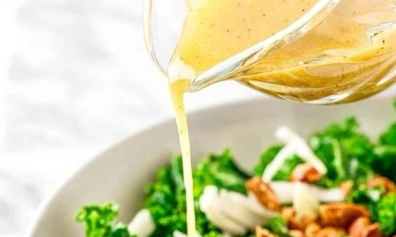 Apple Cider and Dijon Mustard Vinaigrette recipe served in a bowl