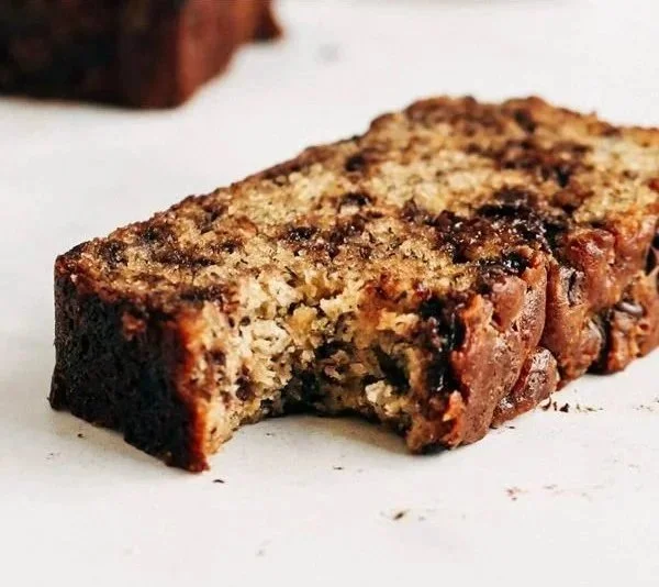 Delicious Chocolate Chip Banana Bread fresh out of the oven