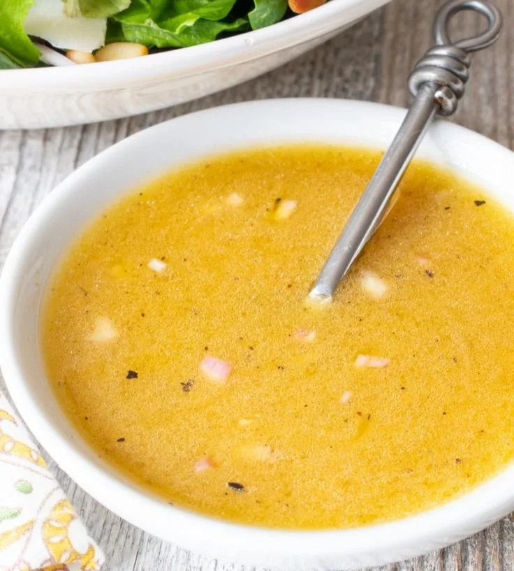 Classic French vinaigrette recipe for salads and dressings