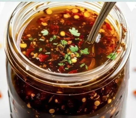 Easy grilled chicken skewers with honey garlic sauce on the grill