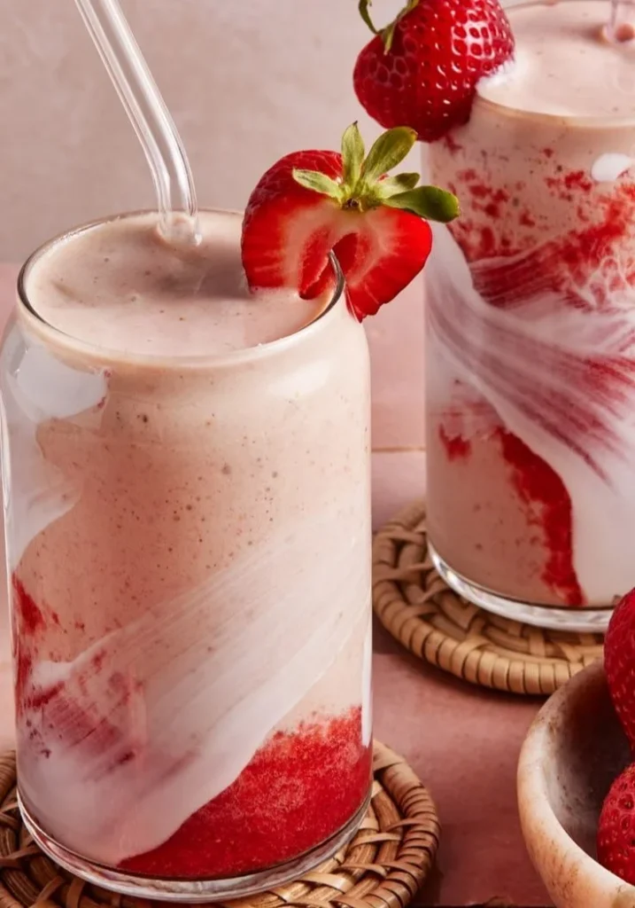 Erewhon Skin Glaze Smoothie with fresh ingredients for radiant skin