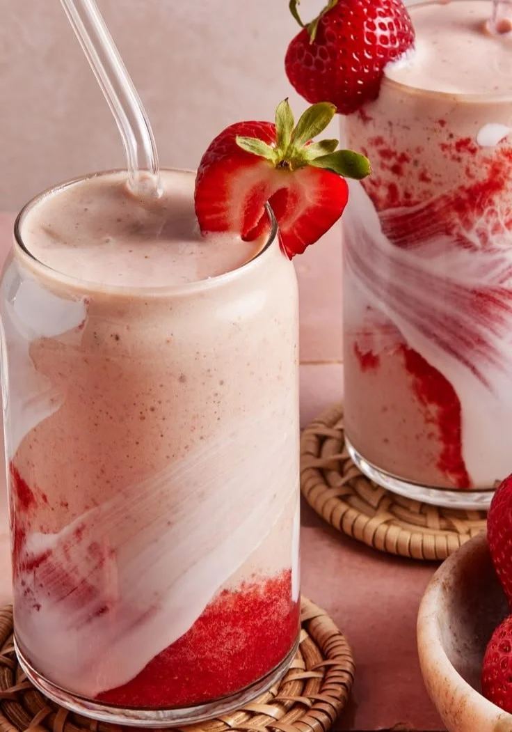 Erewhon Skin Glaze Smoothie with fresh ingredients for radiant skin