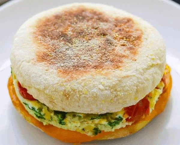 Healthy breakfast sandwich recipe for make-ahead meals