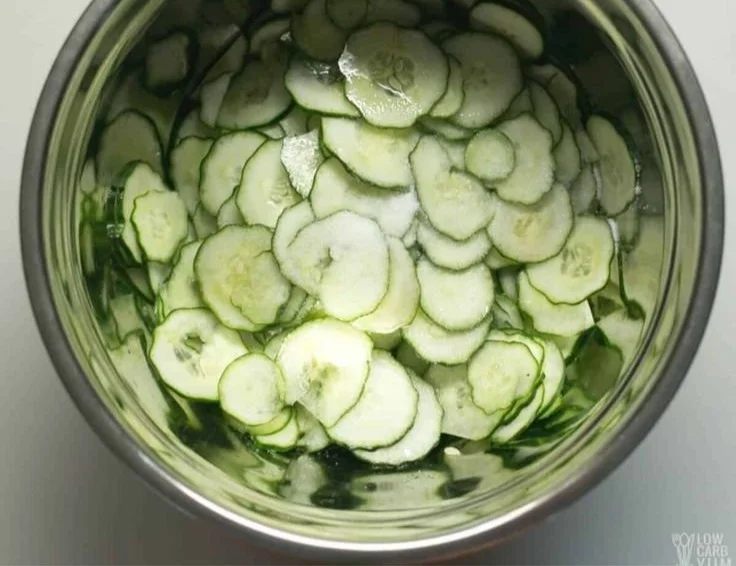 Salt and Vinegar Cucumber Chips for a tangy, healthy snack option