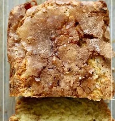 Moist and flavorful Snickerdoodle Zucchini Bread slice on a plate