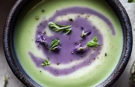 A steaming bowl of witch soup, crafted with magical ingredients for soul warmth.