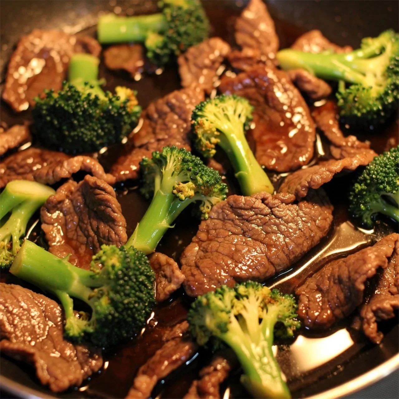 Delicious homemade better-than-takeout beef with broccoli dish