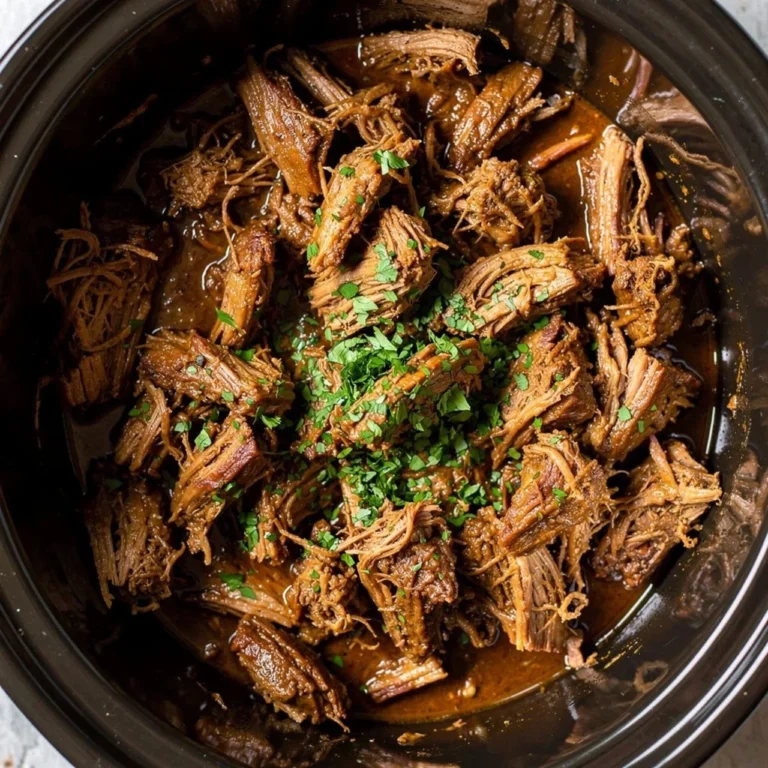 Crock Pot shredded beef served with fresh ingredients