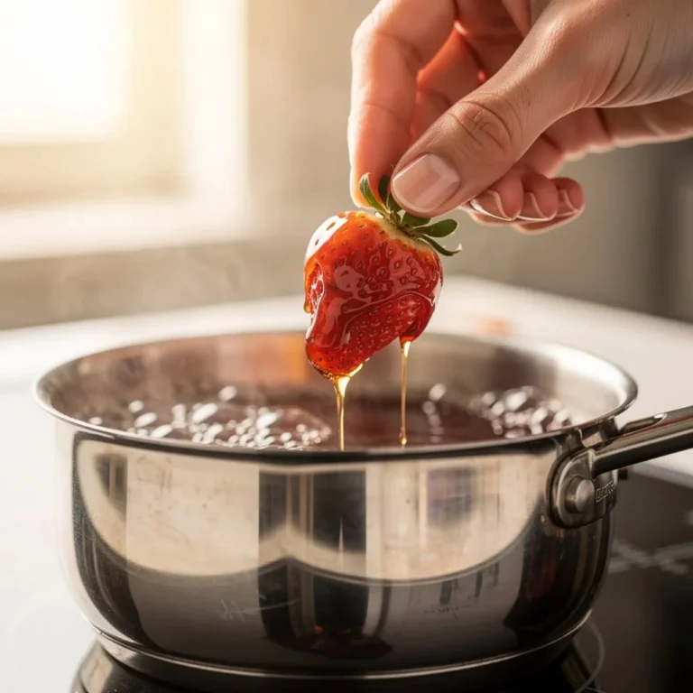 Crunchy shelled coated candied strawberries for a sweet and tasty treat