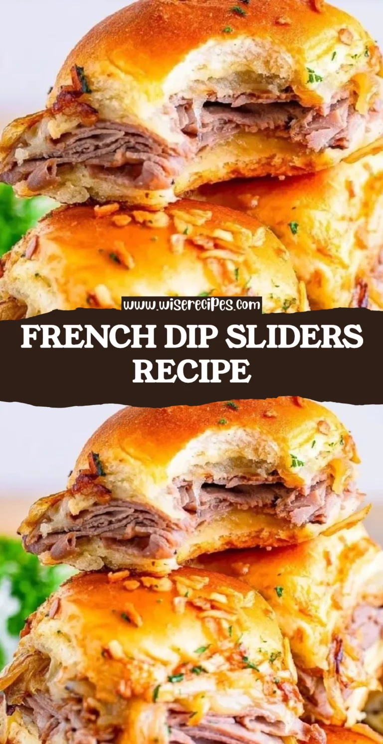 Plate of tasty French dip sliders served with au jus for dipping.